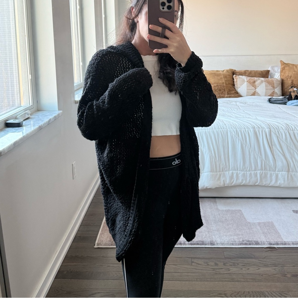 Talula Black Knit Cardigan - Picture 2 of 6